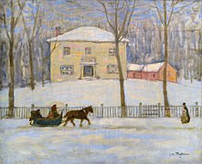 Août 2014 La veille maison Holton à Montréal, 1908-1909, James Wilson Morrice, Musée des beaux-arts de Montréal