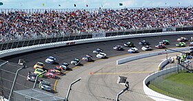 La NASCAR sur le circuit en 2012.