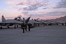 IAF Su-30MKIs deployed to the Nellis Air Force Base to participate in the Red Flag 08-4 air combat exercise NellisIAFSu30MKI.jpg