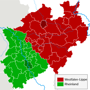 Северный Рейн w Landschaftsverbände.svg