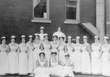 Early nursing class in Memphis Nurses.gif