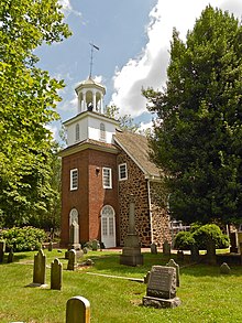 Holy Trinity Church (Old Swedes) Old Swedes front corner 1.JPG