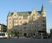 Edificio residencial "Palander" en Tampere (B. Federley, 1901)