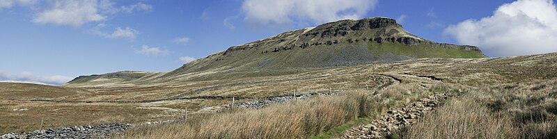 Panoramic view of Pen-y-ghent