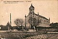 Protestantische Kirche auf einer alten Postkarte