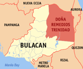 Mapa a pakabirukan ti Doña Remedios Trinidad