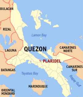 Plaridel na Quezon Coordenadas : 13°57'4"N, 122°1'13"E
