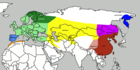 Aire de répartition de la Pie bavarde