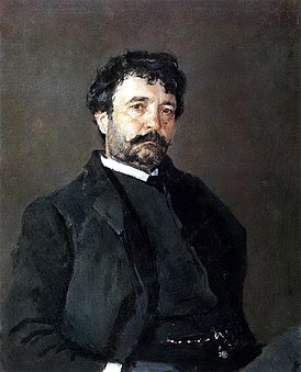 портрет кисти В.А. Серова, 1890, ГТГ