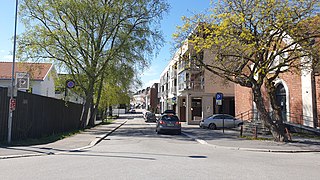 Rådhusgata sett fra Bjerggata. Foto: Peter Fiskerstrand