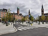 Ансамбль площади городской ратуши в Копенгагене