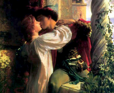 Romeo and Juliet oleh Sir Frank Dicksee (1884)