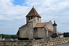 The church in Les Salles-de-Castillon