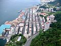 Aerial view of Sandakan Town