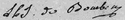 Louis Henri de Bourbon's signature