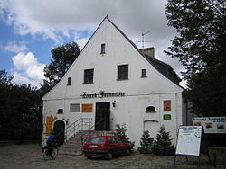 Rebuilt remains of palace of Knights Hospitaller in Skarszewy