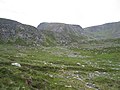 Blick aus dem Coire na Sleaghaich zum Gipfelaufbau des Slioch