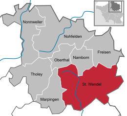 Sankt Wendel – Mappa