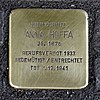 Stolperstein Corneliusstraße 9 Anna Hoffa