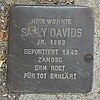 Stolperstein für Sally Davids