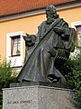 statue à J. A. Comenius (socha J. A. Komenského)