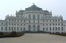 El palacio de Stupinigi.
