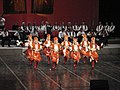 Macedonian female folk dance, Tresenica, performed by Tanec