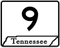 State Route 9 primary marker