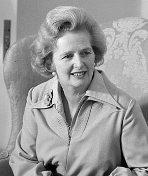 English: Margaret Thatcher, former UK PM. Fran...