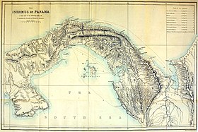 Karta Panamske prevlake iz 16. vijeka