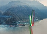 Frecce Tricolori su Varenna