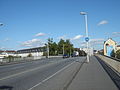 Fahrstreifen vor dem Neubau