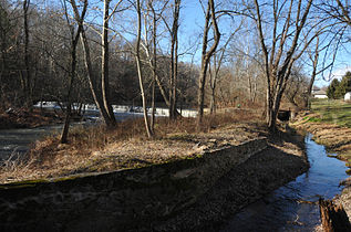 Millrace and dam