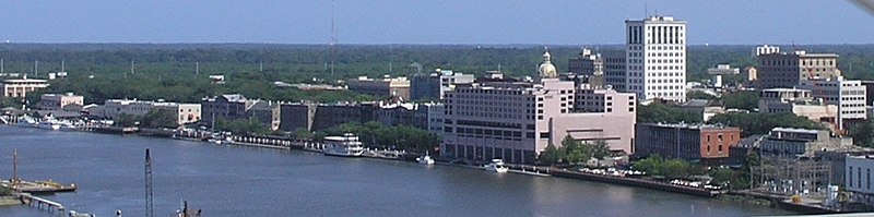 파일:Wideshot of River St in Savannah, Georgia.JPG