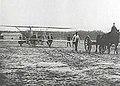 Le Flyer de Wilbur Wright au Mans en 1908.