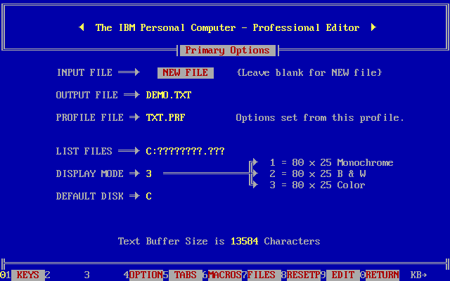 Datei:IBM Professional Editor EntryScreen.png
