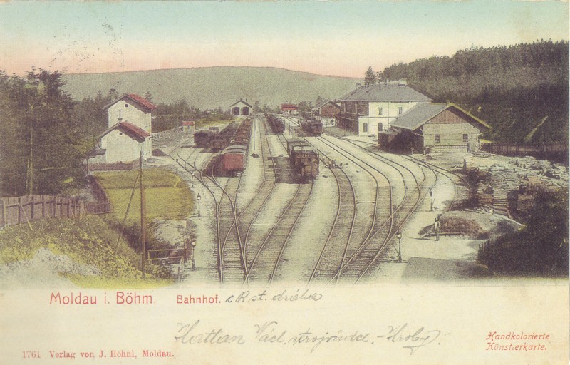 Datei:Bahnhof Moldau um 1905.jpg