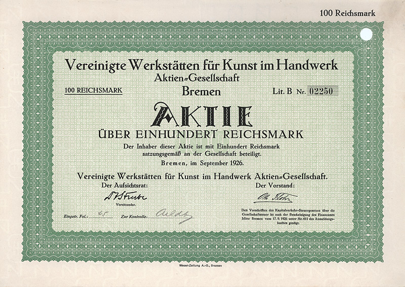 Datei:Vereinigte Werkstätten für Kunst im Handwerk AG 1926 100 RM.jpg