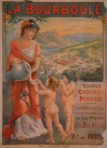 Datei:Werbeplakat für das Thermalbad La Bourboule in Puy-de-Dôme, 19. Jahrhundert.jpg