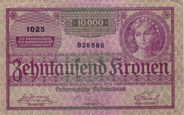 Datei:10000Kronen1924vorne.jpg