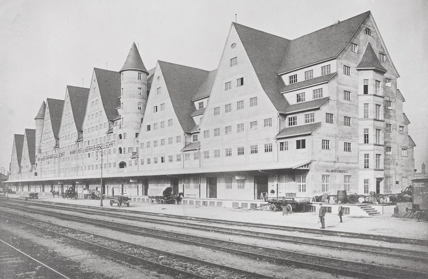 Köln - Rheinau Siebengebirge mit Gleisanlagen (um 1910), RBA.jpg