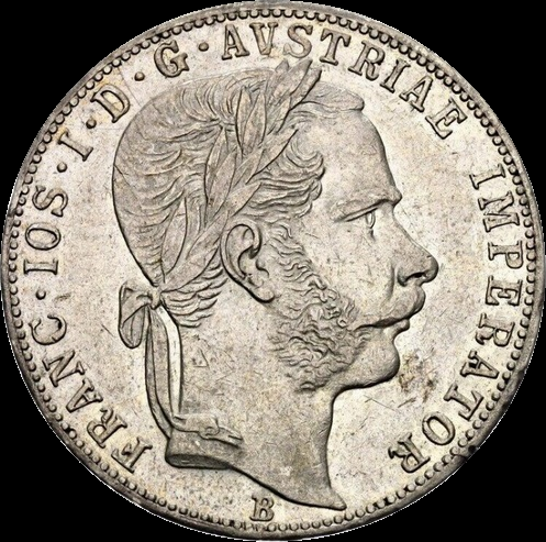 Datei:1 Gulden 1867 B Bildseite.png
