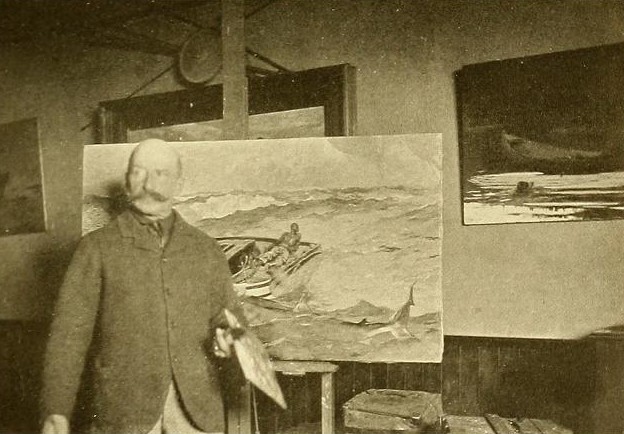 Datei:Winslow Homer in seinem Studio 1899.jpg