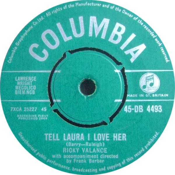 Datei:Ricky Valance - Tell Laura I love her.jpg