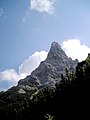 Der Höllentorkopf (2150m) im Wettersteingebirge