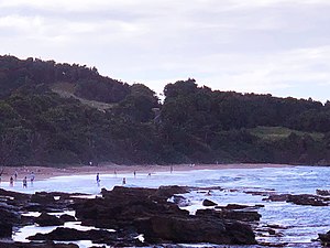 Plage de Clugny, westlicher Teil