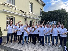 Brot-Sommeliers des 13. Kurses beim Abschluss mit Johann Lafer