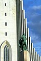 Leifur Erikson vor Hallgrímskirche, Reykjavík, Iceland