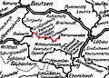 Streckenkarte Bahnstrecke Großpostwitz–Obercunewalde
