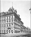 Ansicht von Südwesten, Neustädtische Kirchstraße Ecke Dorotheenstraße Foto: Wilhelm Wicke, 1885